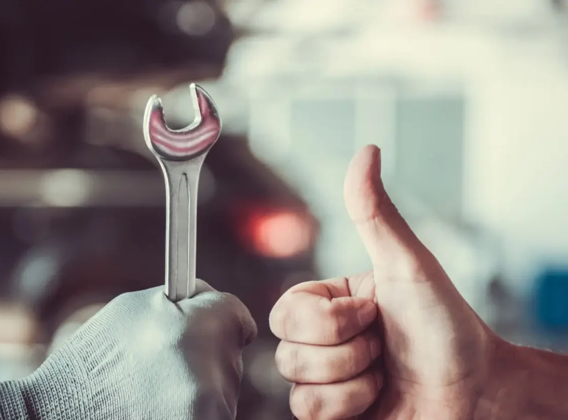 maintenance thumbs up